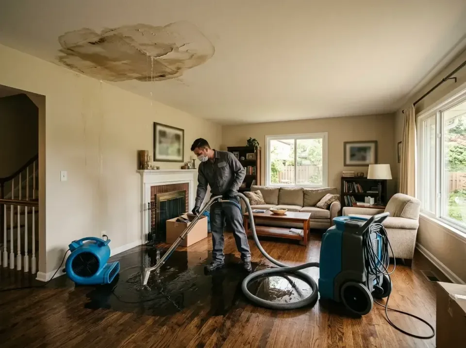 attic-pipe-burst-ceiling-drip-008 — frequently asked questions, Water Damage Restoration & Carpet Care in Modesto, CA